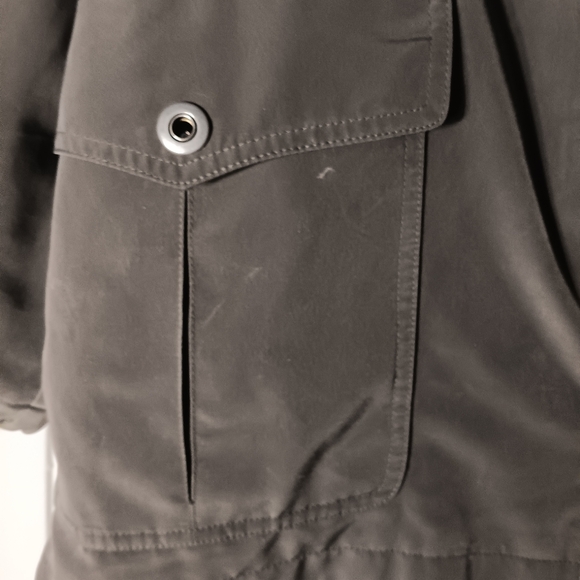 EUC Gallery Women's Olive Coat Jacket - Picture 5 of 7